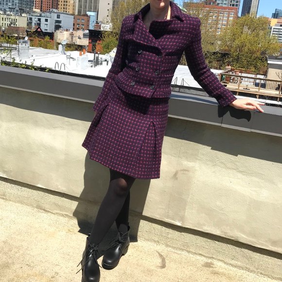 Vintage Miu Miu! Two-piece tweed suit set. - Picture 2 of 16